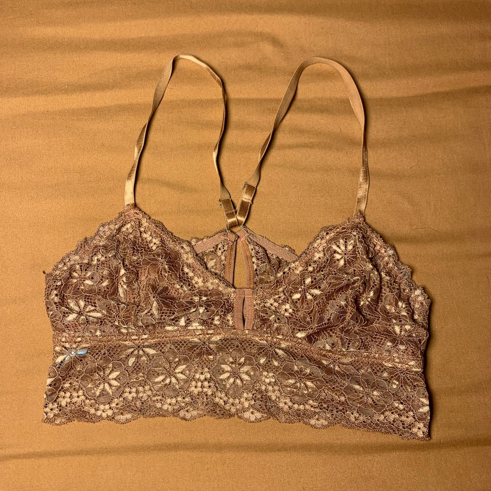 Marilyn Monroe Burnt Orange Lace Bralette Medium